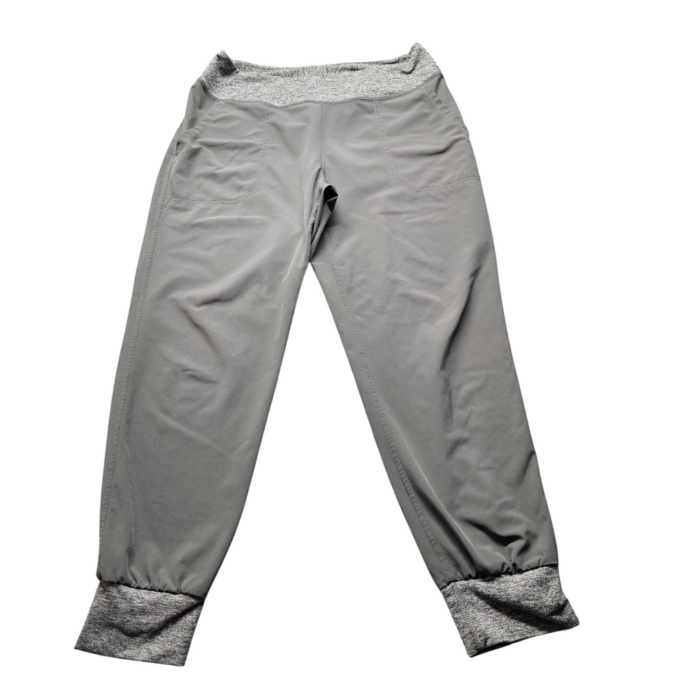 Patagonia Happy Hike Studio Pants Womens Medium Gray Joggers Activewear 5028